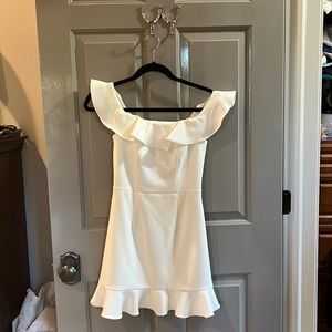 French connection white dress formal